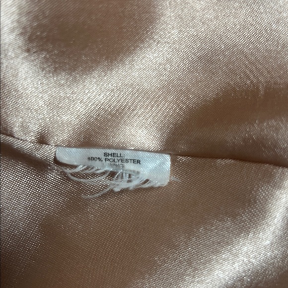 Calvin Klein Puffer Vest Womens Blush Pink Quilted‎ Zip Pockets Stand Collar - Picture 3 of 6